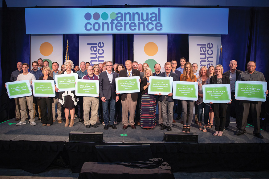 North Dakota Governor Doug Burgum Main Street Awards